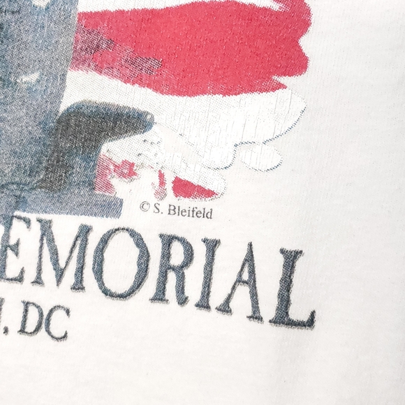 Vintage The Lone Sailor United States Navy Memorial Washington DC T-shirt - Picture 5 of 10